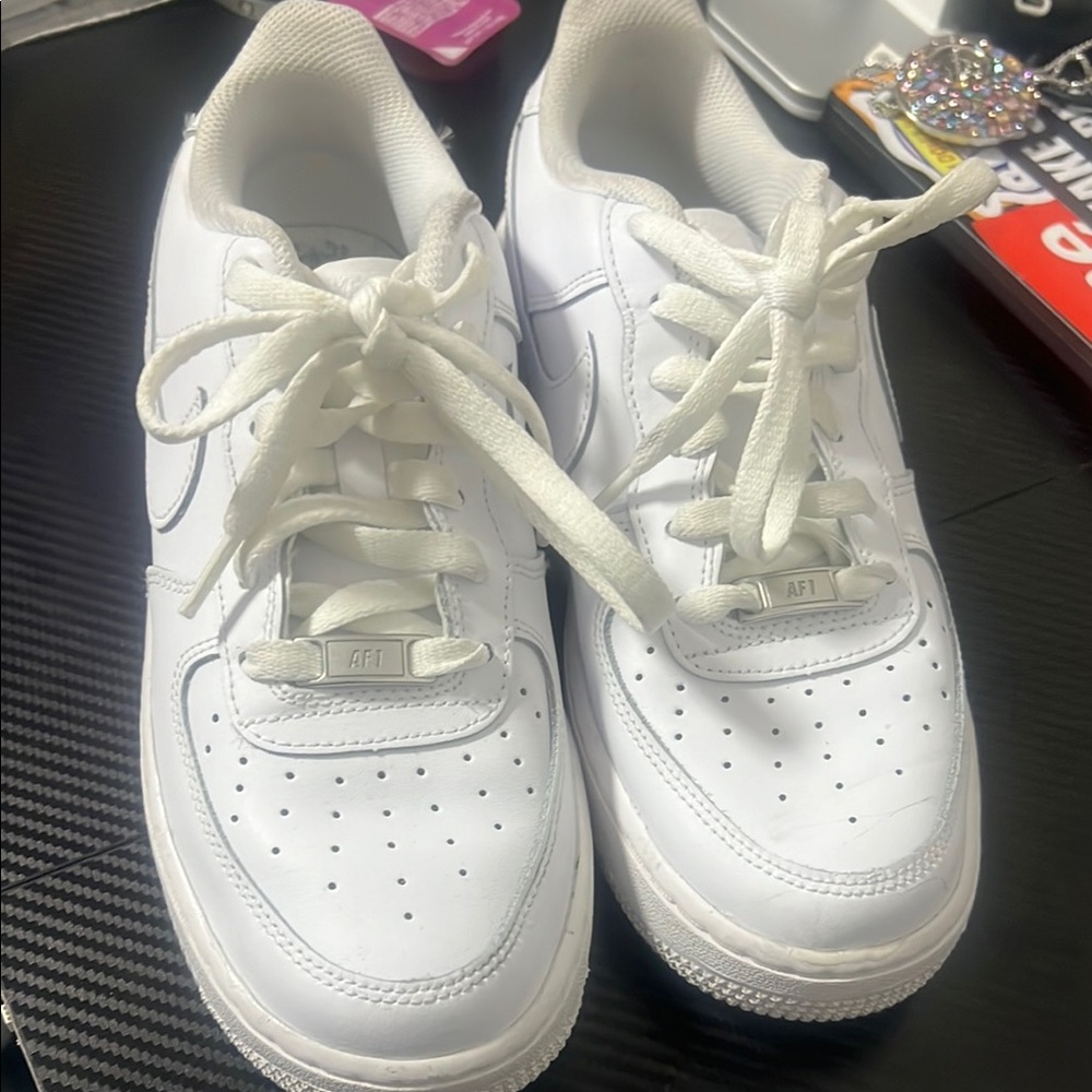 Kids White Nike Sneakers